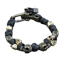 Halloween Jewelry Skull Premium Paracord Bracelet