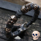 Halloween Jewelry Skull Premium Paracord Bracelet