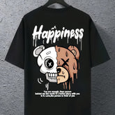 Summer Loose Short Sleeves T-shirt Men's And Women's Round Neck